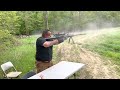 Paul from Demo Dudes YouTube shouldering the 50 cal.