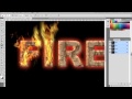 Flaming Font Photoshop Tutorial