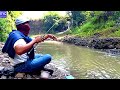 Dengan joran super lentur sambaran ikan wader terasa banget || Micro Fishing