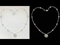 Easy DIY Tutorial: How to Make a Beautiful Pearl Beading Necklace with Pendant Using White Pearls