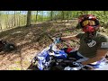 Destroying my trails with Pete Hager on our 2020 YFZ 450s!