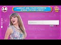 Are you Taylor Swift fan? Guess Taylor's Songs by EMOJI + OUTFIT + SCENE