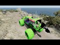 Monster Jam INSANE Racing, Freestyle and High Speed Jumps #48 | BeamNG Drive | Grave Digger
