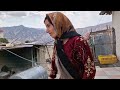 Strong Storm and Roaring Sky in the Nomadic Area: Fatemeh Family Caught in the Rain⛈️🌧