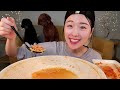 ASMR 꾸~덕 하고 고~소한 🧀🍜 매운치즈라면 김치 리얼먹방 :) Spicy ramen Cheese ramen Kimchi MUKBANG