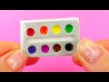 65 DIY MINIATURE REALISTIC HACKS AND CRAFTS : MAKEUP, SCHOOL SUPPLIES, MINI FOOD AND MORE DIY CRAFTS