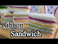 Ribbon Sandwich | Triple layer Sandwich | Goan Snacks | Sandwich recipe | Goan Recipe