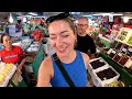 First Time Trying Durian in OR TOR KOR MARKET Bangkok Thailand 🇹🇭