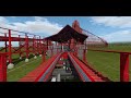 Redwood Rumbler POV - NoLimits 2 Gravity Group Wooden Coaster With a Barrel Roll Drop