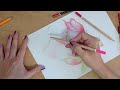 let's draw a beautiful rose/Part third