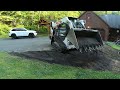 Cutting in an Asphalt Milling Path & Car Port