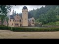 Rain at Mespelbrunn castle