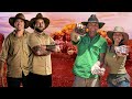 The Bushmen Drill Through Rock To Find MEGA 4KG Of Opal! | Outback Opal Hunters