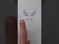 Draw a Wings  - kid drawing #drawing #kidsdrawing