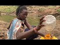 Wilderness African Village Life Of a Very Young African Pregnant Mom Of Three // Rural Life