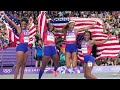 Team USA wins gold in the women's 4x100 final