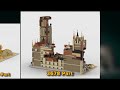 LEGO World Landmarks During The Apocalypse | Comparison