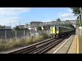 Class 57 Northern Belle at Hounslow, inc refurbished class 458