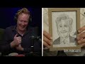 Conan Cherishes His Portrait From Randall Park | Conan O'Brien Needs A Friend