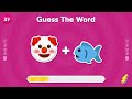 Guess 50 Words By Emoji | Emoji Quiz Challenge