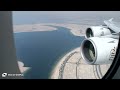 Powerful take off by Emirates Airbus A380 800 EK0075 from Dubai to Paris. DXB - CDG. #airbusa380
