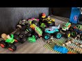 Epic Monster Truck Action: Conquering a Rocky Road!