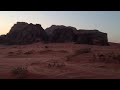 Wadi Rum, Jordan -- Sunset in the Desert