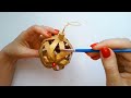 ✨ How to Make Christmas Ball From Toilet Paper Rolls ✨ New Year Ornaments and Decoration Ideas 🎄 DIY