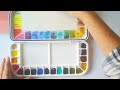 Choosing Paints For a Watercolour Palette For Father's Day! (Daniel Smith, Mission Gold, Sennelier)