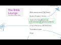 The Bible - Overview of Chapters, Verses, Cross References, and More