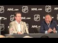 NHL commissioner Gary Bettman and owner Alex Meruelo address sale, relocation of Arizona Coyotes