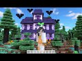 💜Wheel Spin Decides My Minecraft HALLOWEEN House!