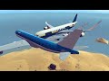 All Systems Failed  - Flew Out Of The TORNADO ! Airplane Crashes - Besiege Plane Crash