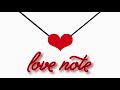 love note - ft. quincy