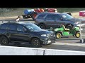 Hellcat Durango vs Jeep Trackhawk - drag racing