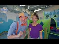 Blippi and Ms. Rachel Choo Choo Train Play | Vehicles For Toddlers | Educational Videos For Kids