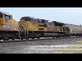 A DOUBLE CATCH!  Union Pacific 7233 (Rebuilt GE C44ACM)