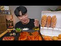 ASMR MUKBANG | RICE CAKE Tteokbokki, Fire Noodles, gimbap, spam recipe ! eating