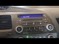 2007 Honda Civic Stereo Code