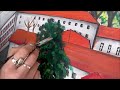 Painting Tutorial | City View on Canvas | Acrylics Artwork | Alain Bruno