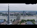 Looking down on the Rhine from Cologne Cathedral