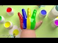 Colorful Fun at the Beauty Salon! Finger Family Body Paint Song for Kids | Panda Bo