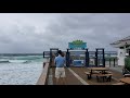 Juno Beach Pier- Tropical Storm Eta.