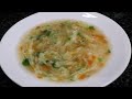 Easy VEGETABLE EGG DROP SOUP Recipe