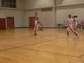 Kay takes her off the dribble on the first play of the game