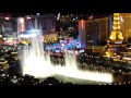 Bellagio fountain show from vdara on the 50th ish floor