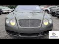 PPI Overview video of 2005 Bentley Continental GT for Whyte Knyte