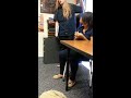 Student serves teacher some honesty and perspective.