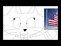 Wavin flag USA Animation meme