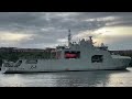 Watch again: Canadian navy ship visits Havana harbour to strengthen ties between two nations